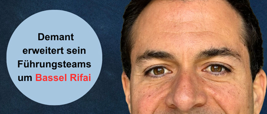 Das Foto zeigt Bassel Rifai, Präsident des Geschäftsbereichs Hörgeräte zu Demant