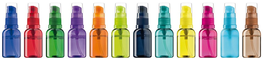 Produktfoto bunte Flaschen